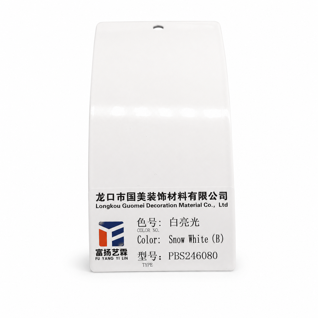 White color powder coating